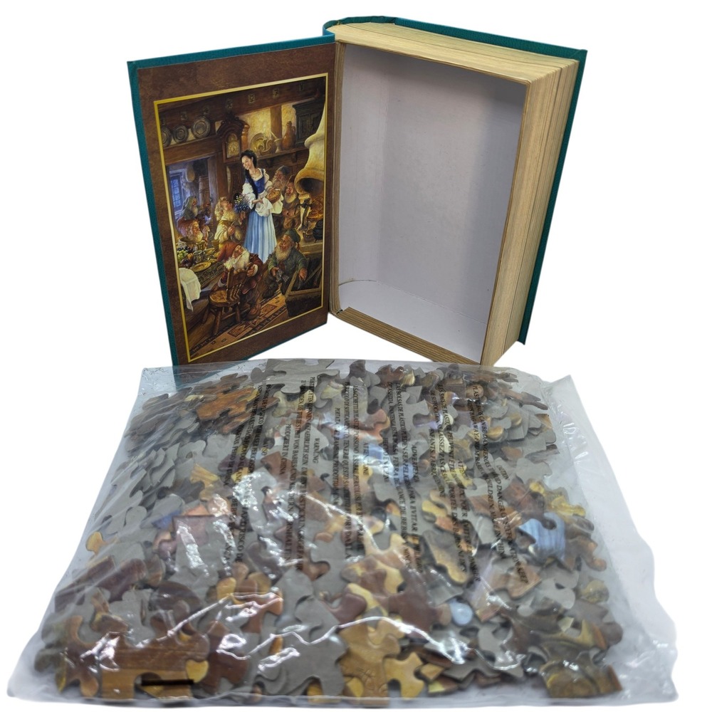 Snow White and the Seven Dwarfs EZ-Grip 300 Piece Puzzle in Book Box Storage